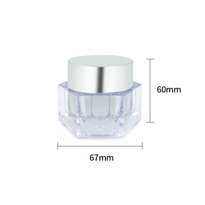 Leak Proof Skin Care Cream Jar Simple Design 30g/50g Cosmetic Packaging With Sample