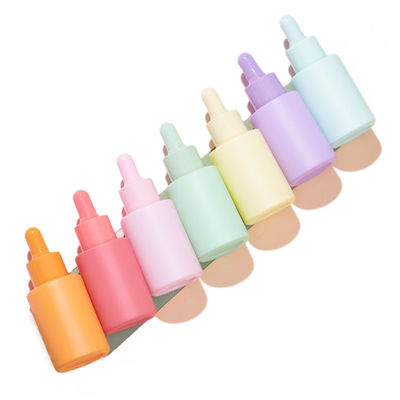 Customized Silk Screen Printing Glass Foundation Bottle For Skin Care Cream