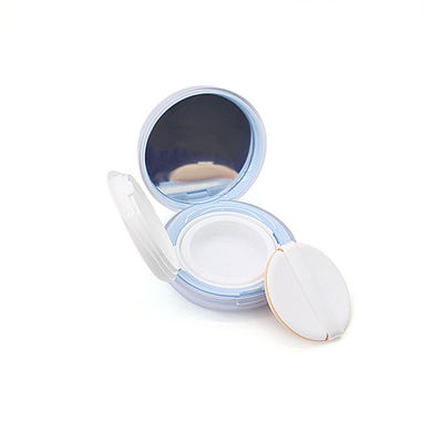 buy Refillable Round Snap Closure Compact Powder Case Transparent 15g Capacity online manufacturer