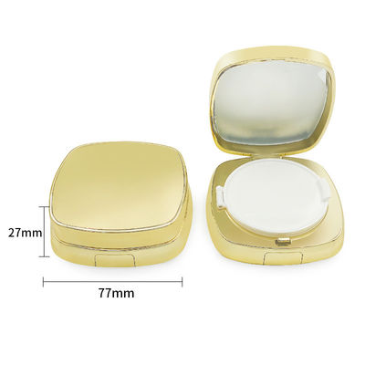 buy Reusable Empty Cushion Foundation Case with Snap Closure Round online manufacturer